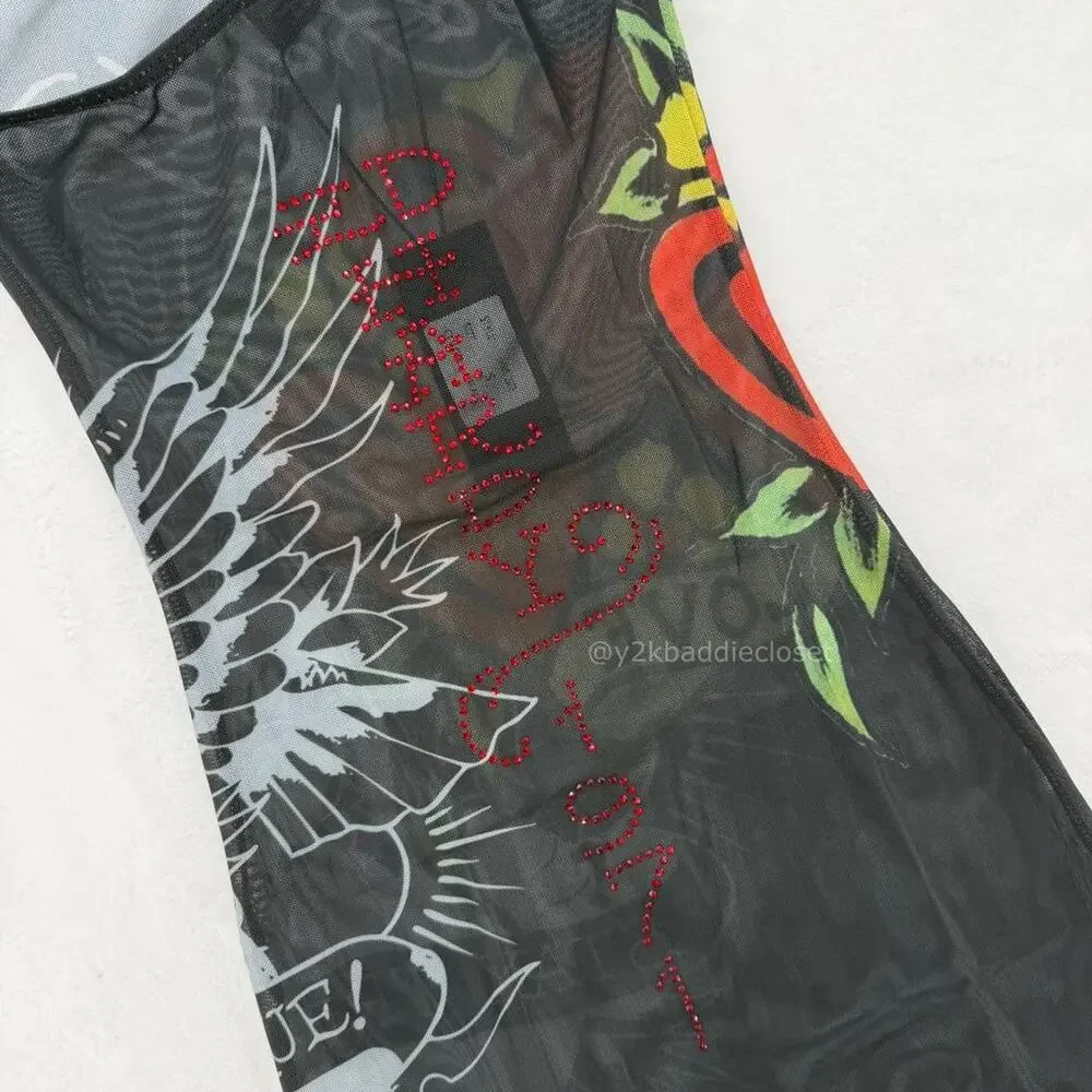 Ed Hardy Dress (Size XS) - Picture 5 of 6